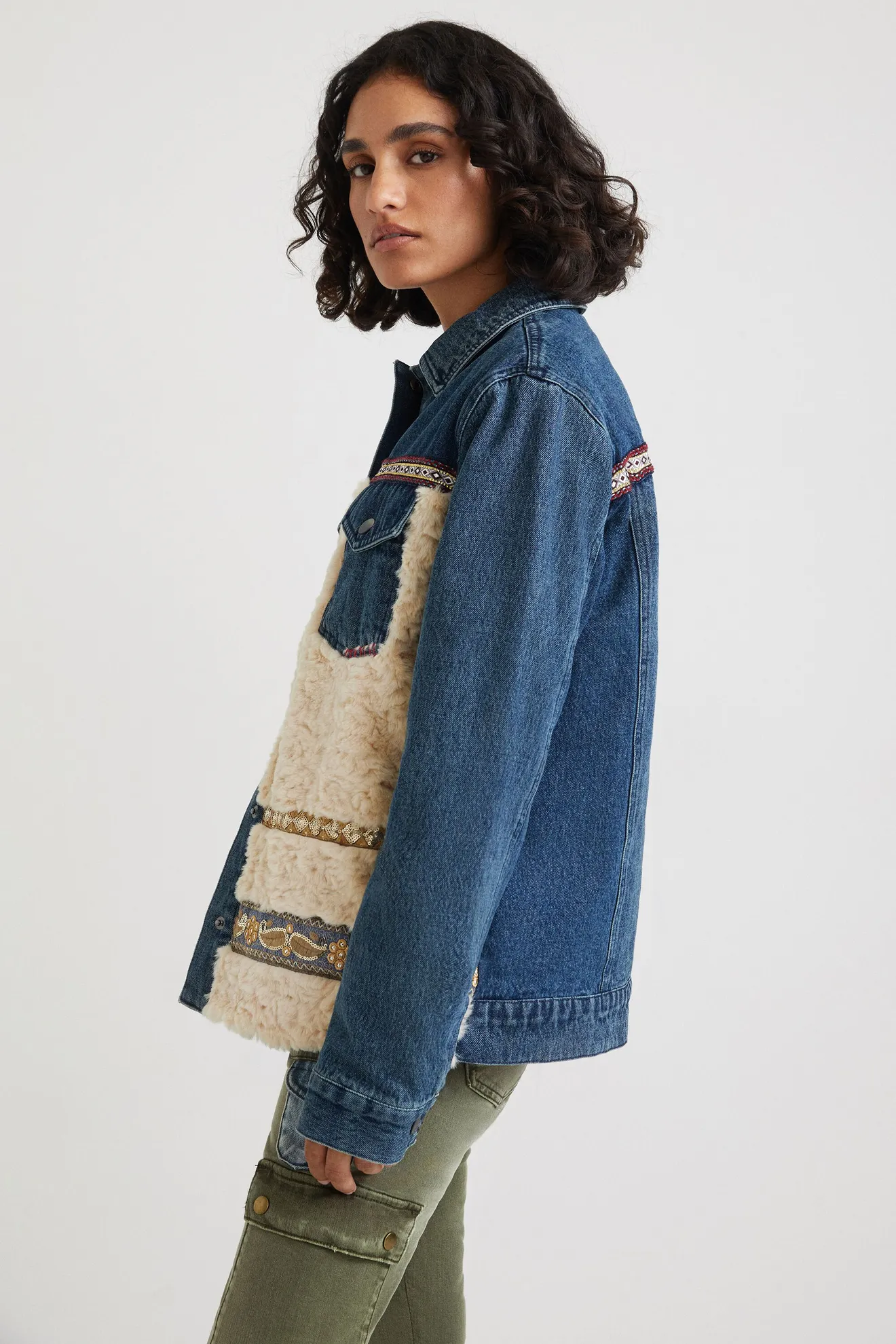 Cazadora vaquera borreguito - Imagen 3