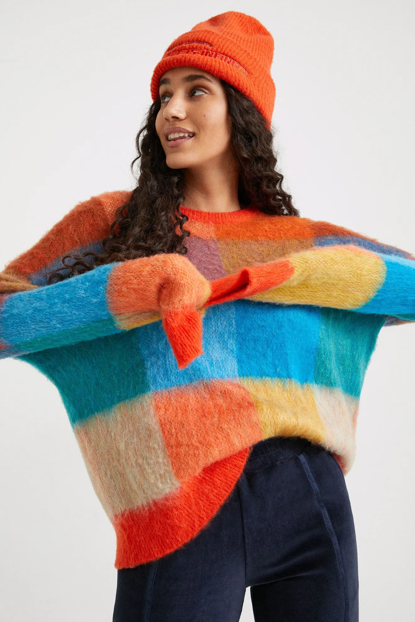 Jersey cuadros grandes