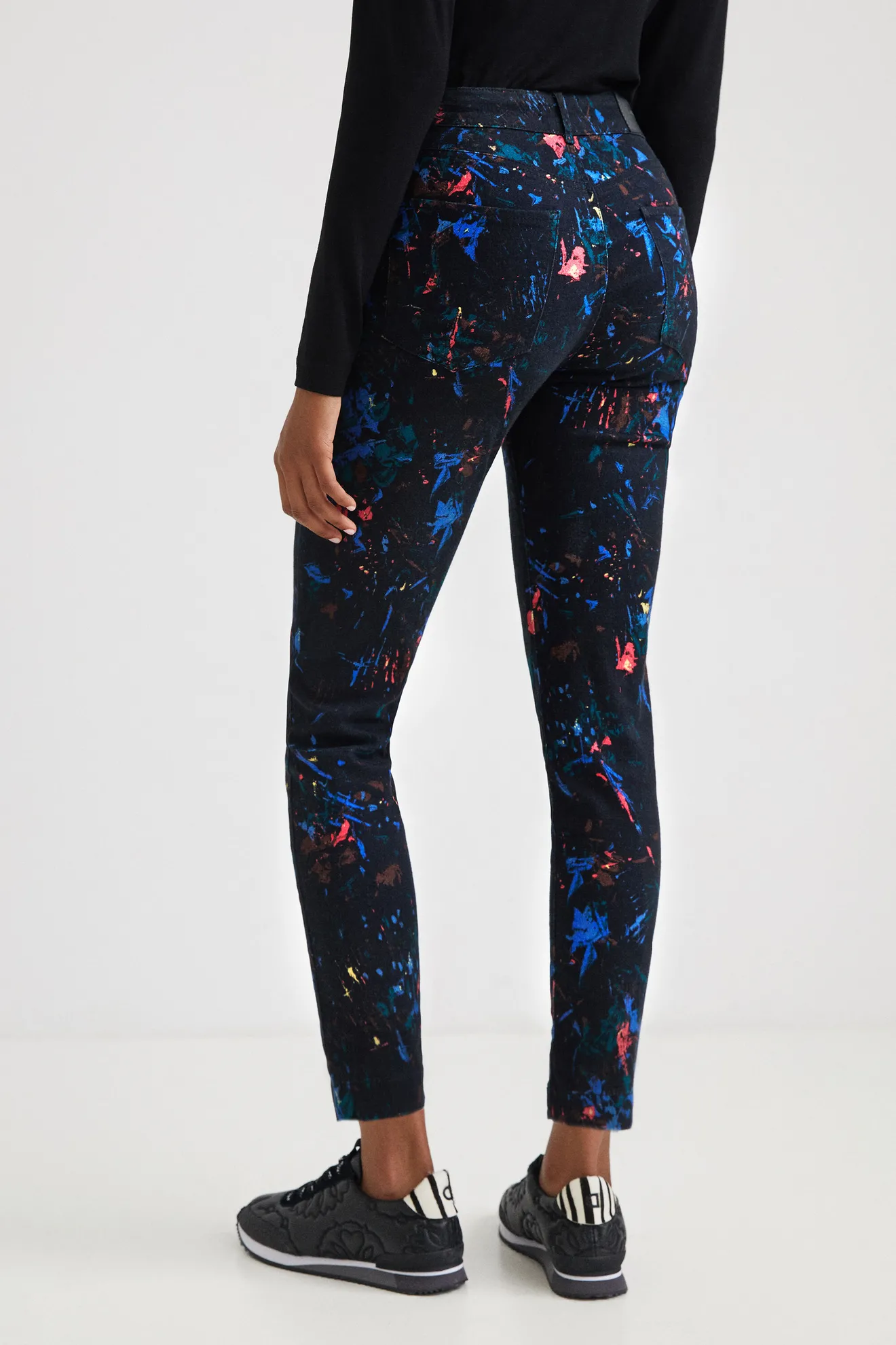 Pantalón skinny salpicado - Imagen 2