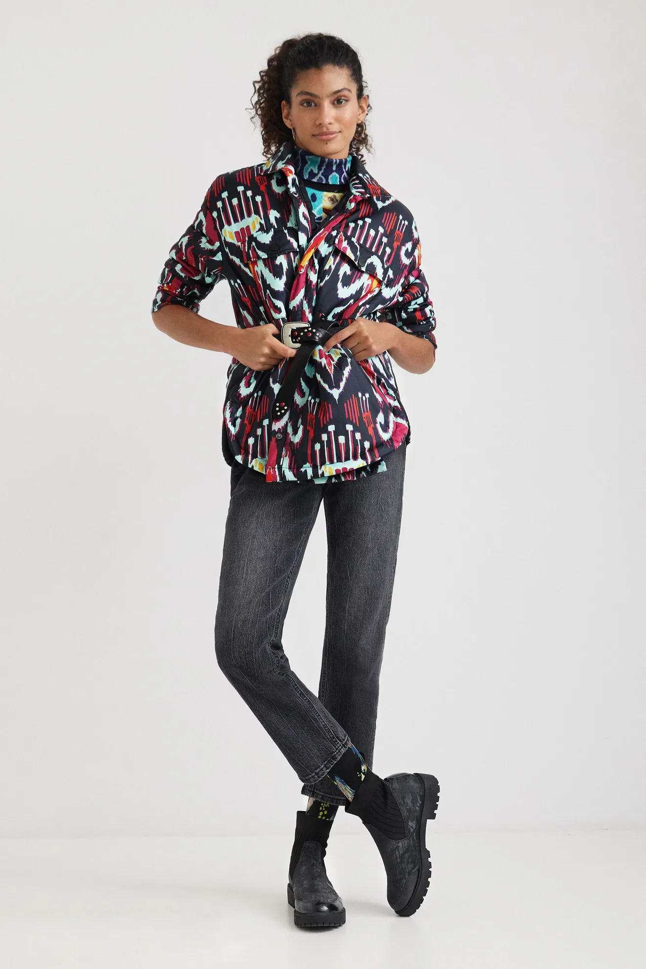 Sobrecamisa estampada - Imagen 4