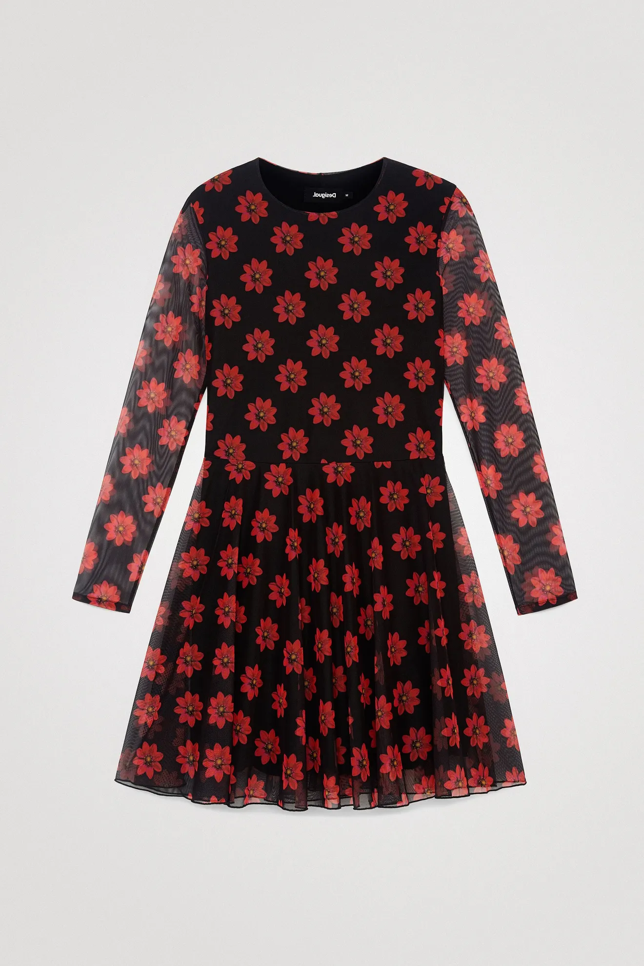 Vestido corto flores - Imagen 7