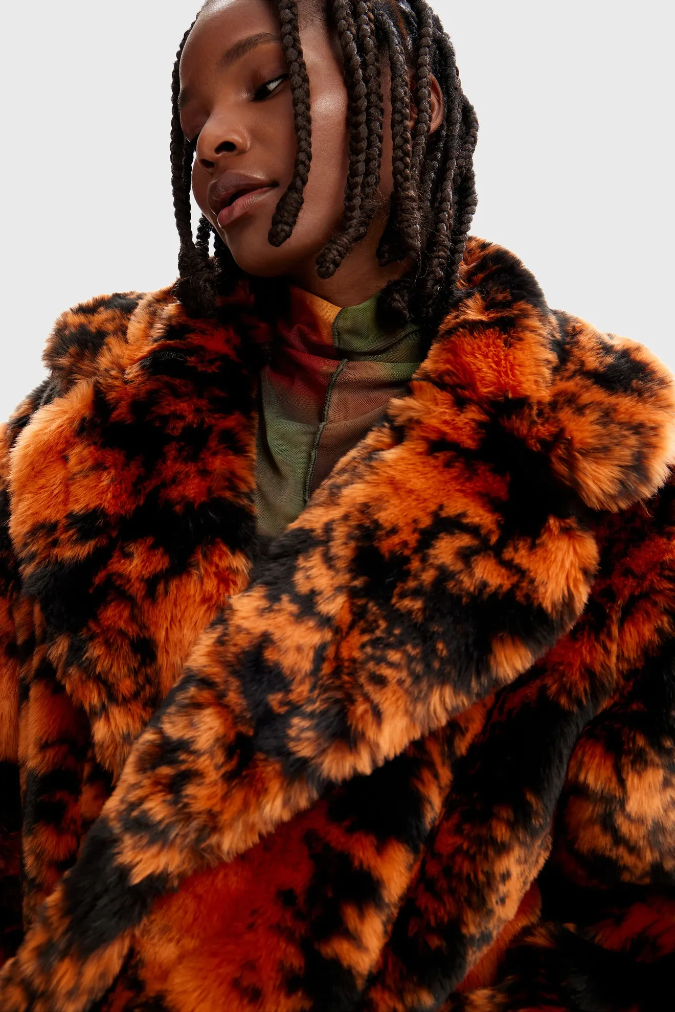 Abrigo pelo bicolor - Imagen 5