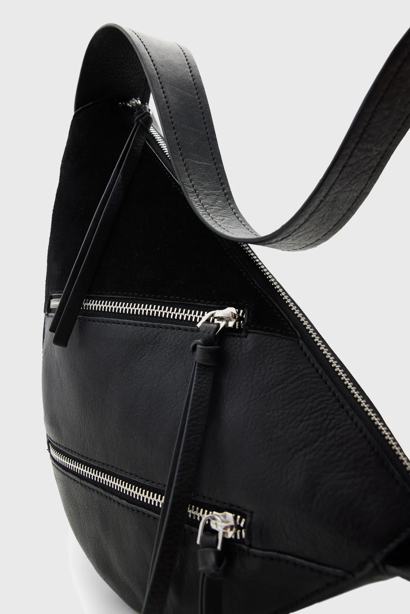 Bolso negro piel - Imagen 6