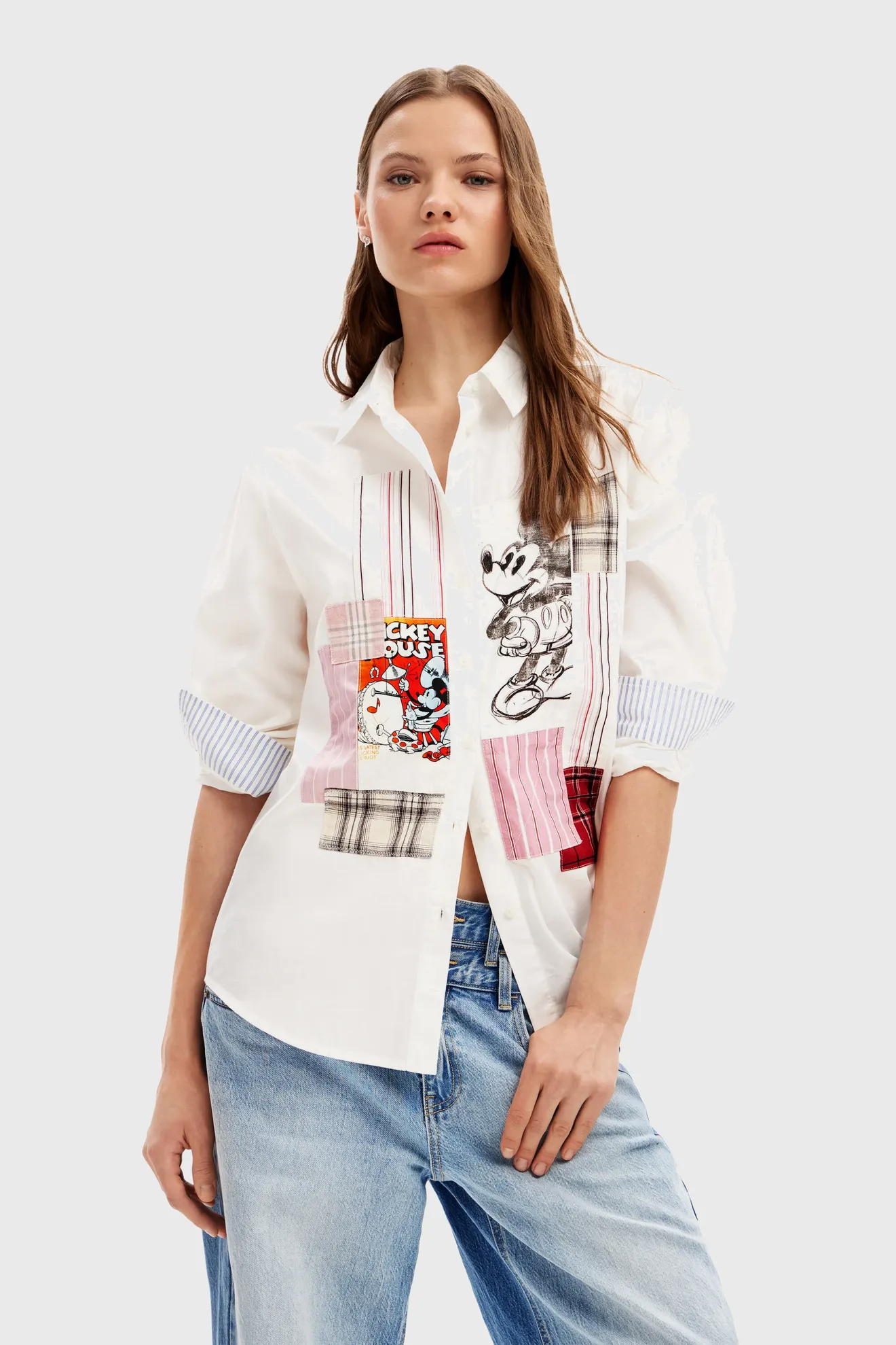 Camisa parches Mickey