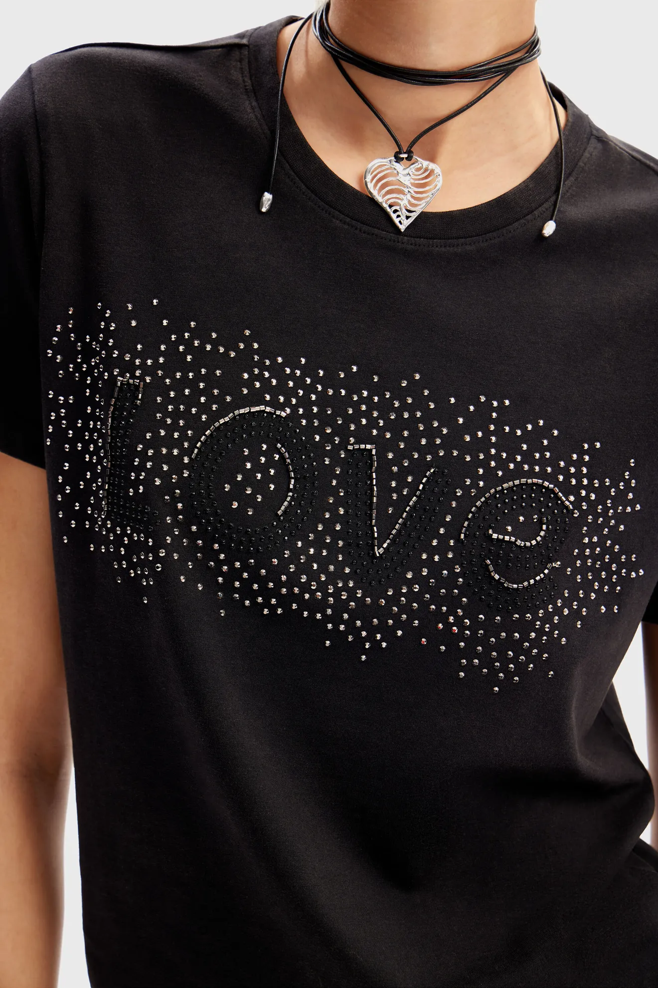 Camiseta strass Love - Imagen 5