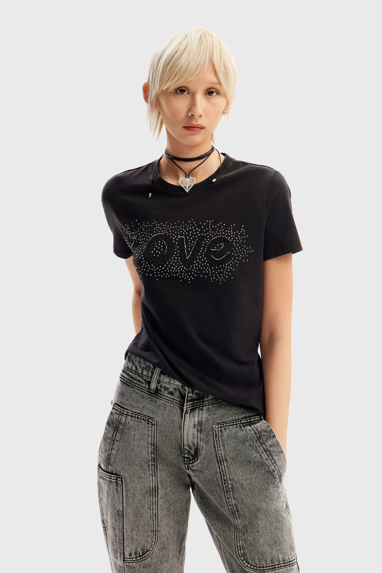 Camiseta strass Love - Imagen 3